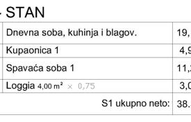 1 pièces appartement dans un nouvel immeuble 38 m² à Pula, Croatie. 141,000 €