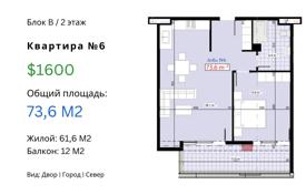 2 pièces appartement dans un nouvel immeuble 74 m² à Old Tbilisi, Géorgie. 109,000 €