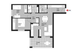 3 pièces appartement dans un nouvel immeuble 78 m² à Paveki, Croatie. 313,000 €