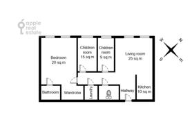 4 pièces appartement 105 m² en Moscow, Russie. $1,020 par semaine