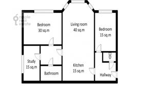 4 pièces appartement 121 m² à Presnensky district, Russie. 88,000 ₽ par semaine