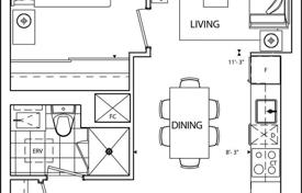 4 pièces appartement à York Street, Canada. C$914,000